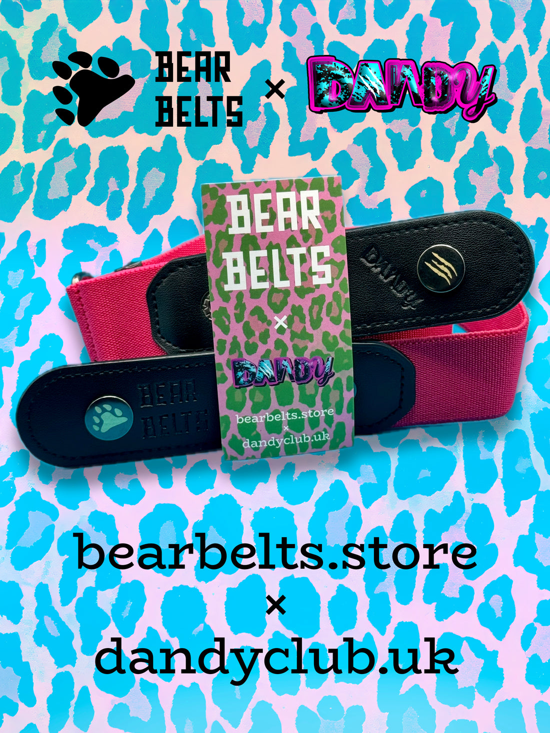 Press Release: Bear Belts × Dandy: Unleashing the Pink Power!