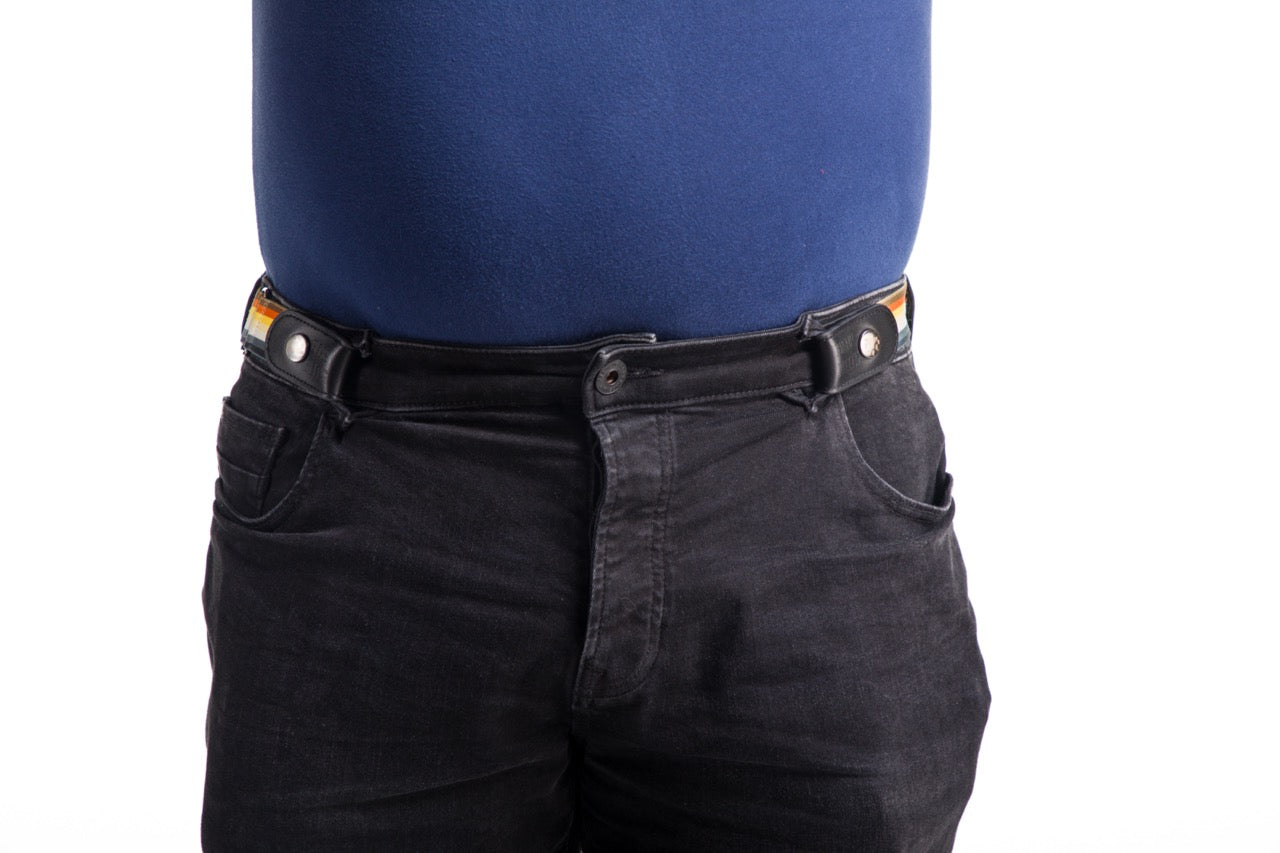 Pride Flag Buckle-Free Belt