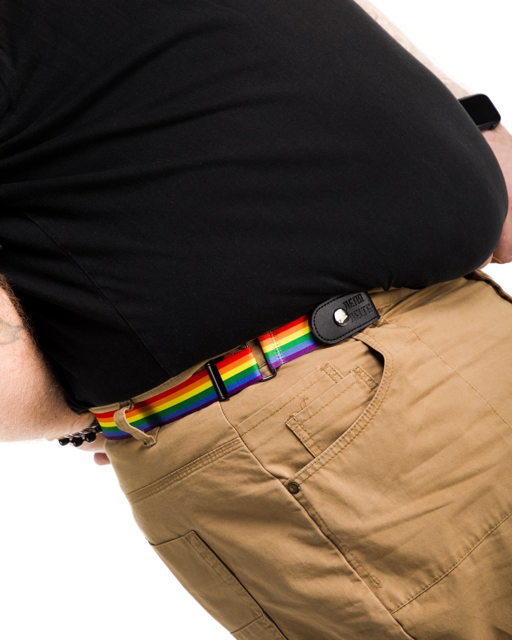 Pride Flag Buckle-Free Belt