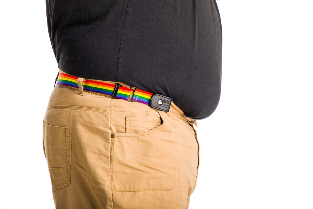 Pride Flag Buckle-Free Belt